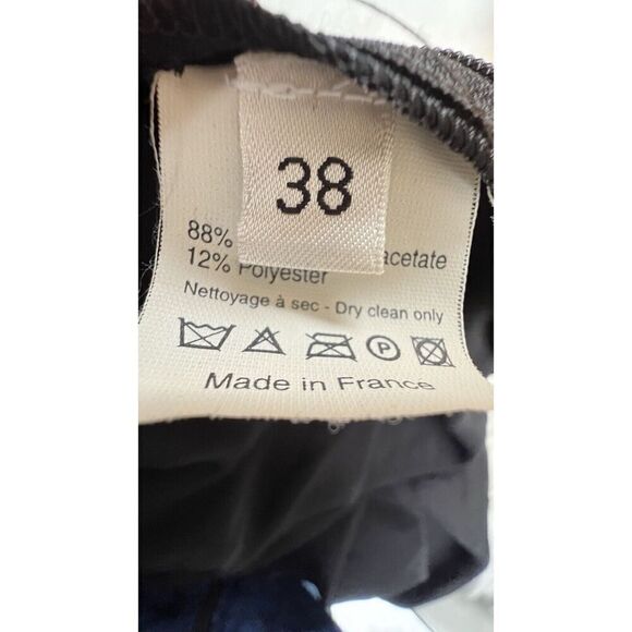 Lanvin Paris Ete Black Cocktail Party Dress Size 38 US 8 Alber Elbaz jewel - Picture 12 of 16